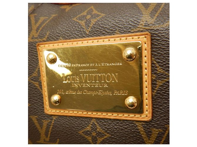 Borsa a tracolla Louis Vuitton Monogram Thames PM Marrone Monogramma - vista 13