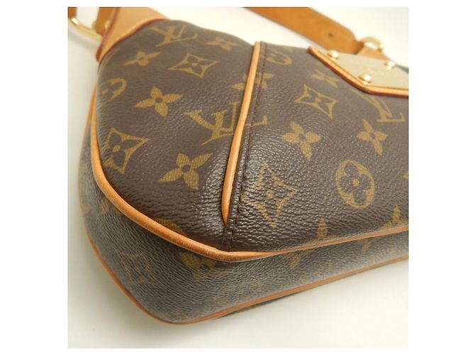 Borsa a tracolla Louis Vuitton Monogram Thames PM Marrone Monogramma - vista 16