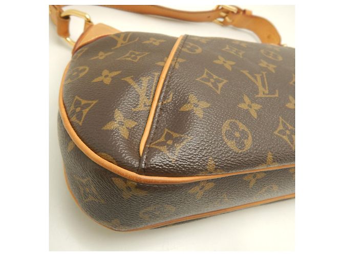 Borsa a tracolla Louis Vuitton Monogram Thames PM Marrone Monogramma - vista 18