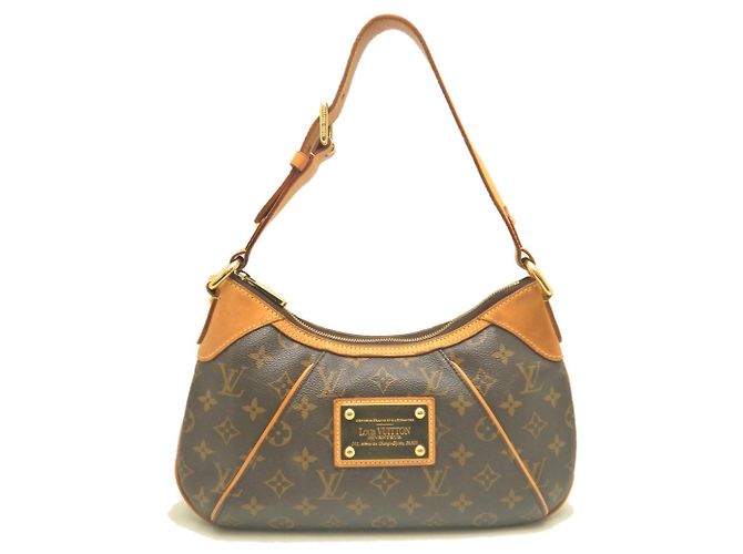 Borsa a tracolla Louis Vuitton Monogram Thames PM Marrone Monogramma - vista 2