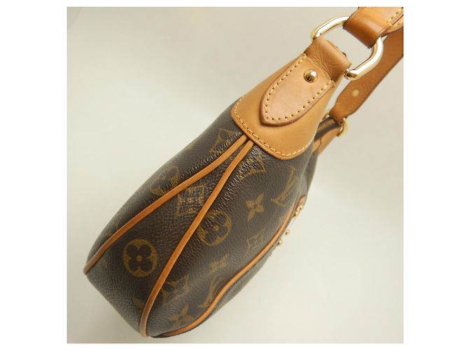 Borsa a tracolla Louis Vuitton Monogram Thames PM Marrone Monogramma - vista 9
