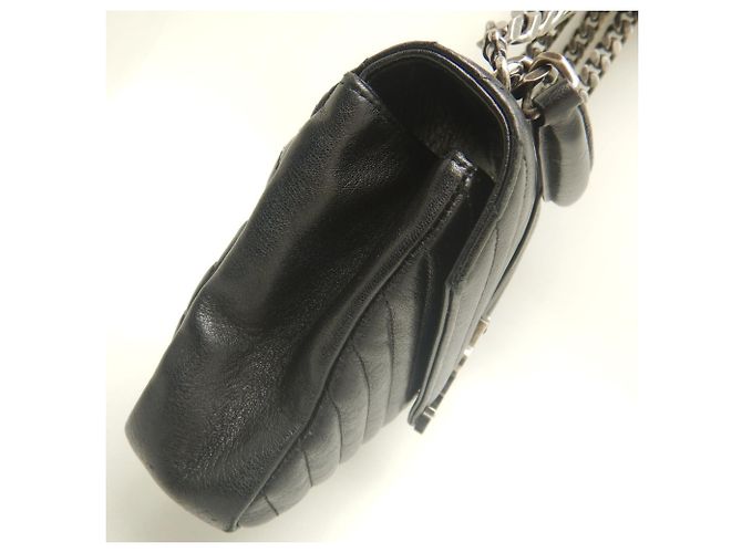Borsa Yves Saint Laurent College Medium Nero - vista 10