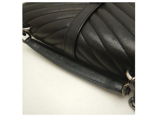 Borsa Yves Saint Laurent College Medium Nero - vista 12