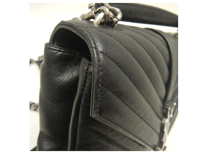 Borsa Yves Saint Laurent College Medium Nero - vista 15