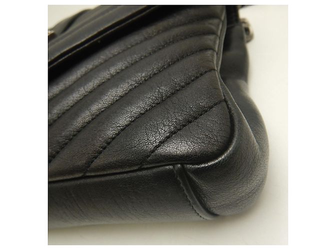 Borsa Yves Saint Laurent College Medium Nero - vista 19