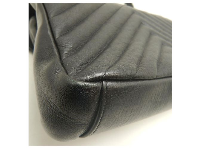 Borsa Yves Saint Laurent College Medium Nero - vista 20