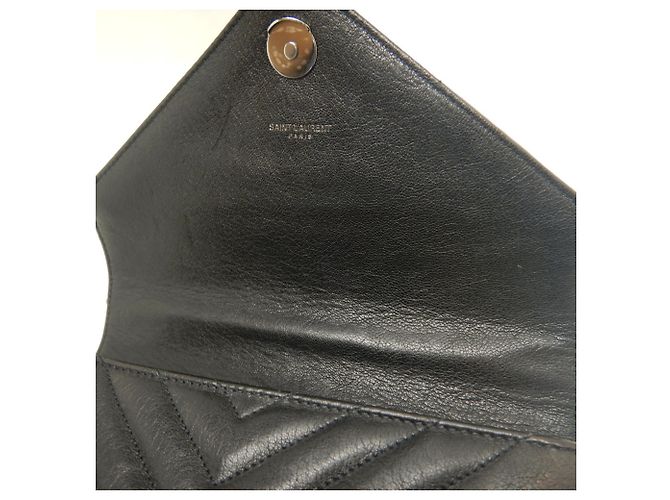 Borsa Yves Saint Laurent College Medium Nero - vista 22