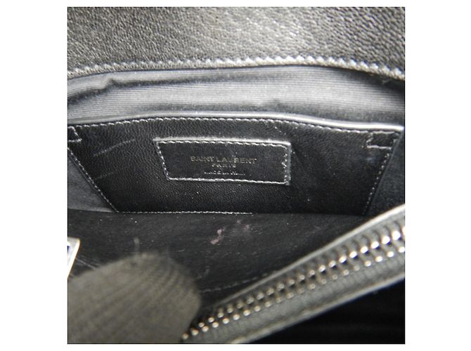 Borsa Yves Saint Laurent College Medium Nero - vista 24