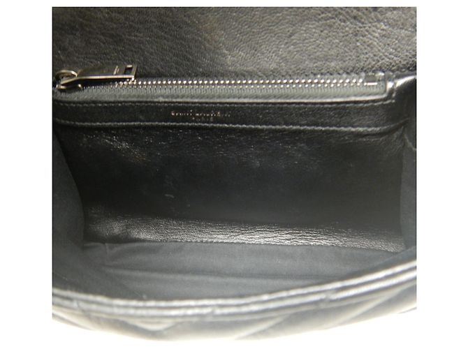 Borsa Yves Saint Laurent College Medium Nero - vista 5