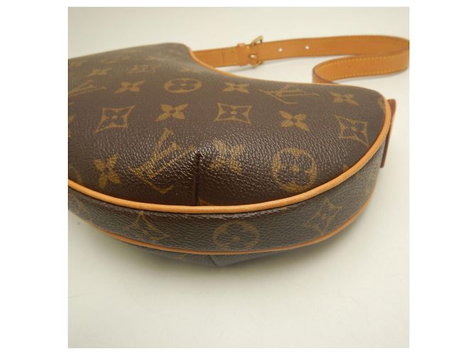 Borsa a tracolla Louis Vuitton Monogram Pochette Croissant PM Marrone Monogramma - vista 12