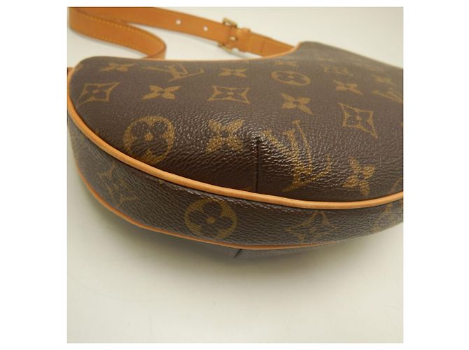 Borsa a tracolla Louis Vuitton Monogram Pochette Croissant PM Marrone Monogramma - vista 13