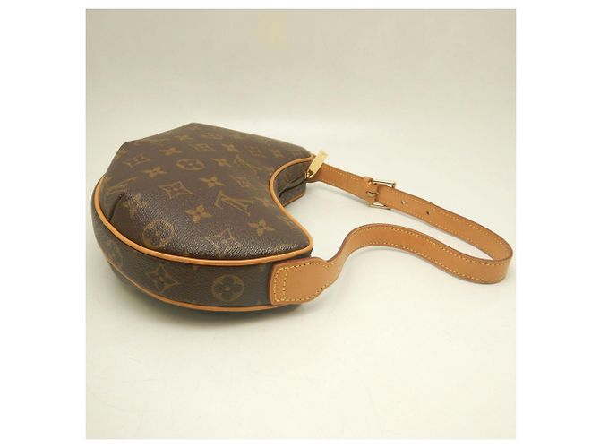 Borsa a tracolla Louis Vuitton Monogram Pochette Croissant PM Marrone Monogramma - vista 6