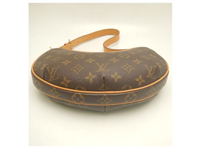 Borsa a tracolla Louis Vuitton Monogram Pochette Croissant PM Marrone Monogramma - vista 7