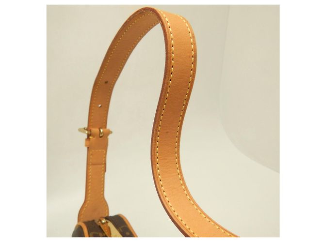Borsa a tracolla Louis Vuitton Monogram Pochette Croissant PM Marrone Monogramma - vista 8