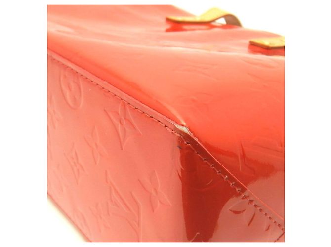 Borsa Louis Vuitton Vernis Lead PM Rosso Monogramma - vista 10