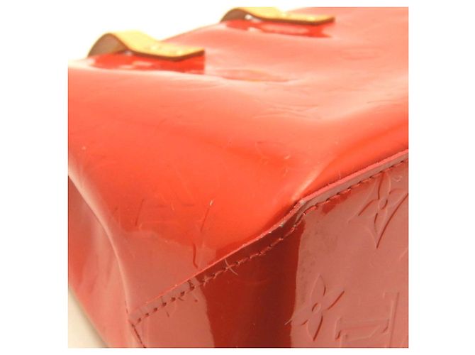 Borsa Louis Vuitton Vernis Lead PM Rosso Monogramma - vista 11