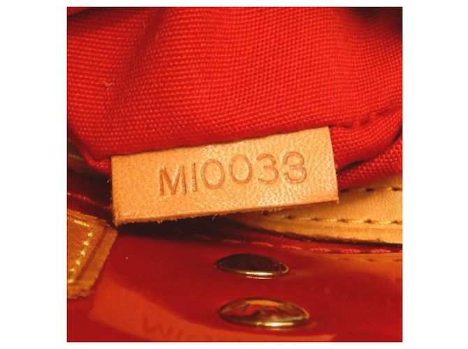 Borsa Louis Vuitton Vernis Lead PM Rosso Monogramma - vista 17