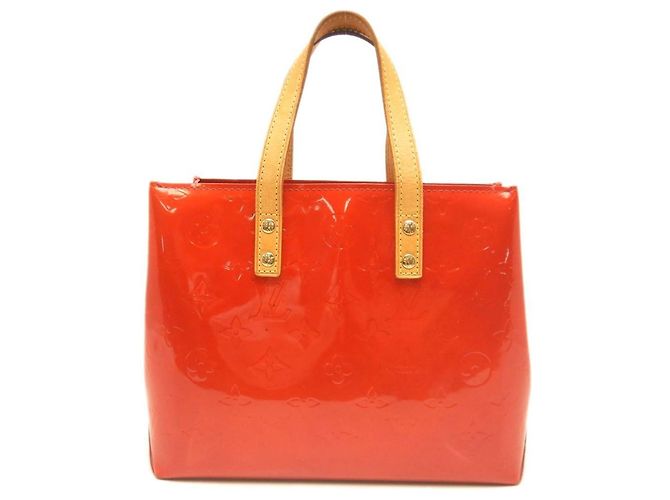 Borsa Louis Vuitton Vernis Lead PM Rosso Monogramma - vista 2