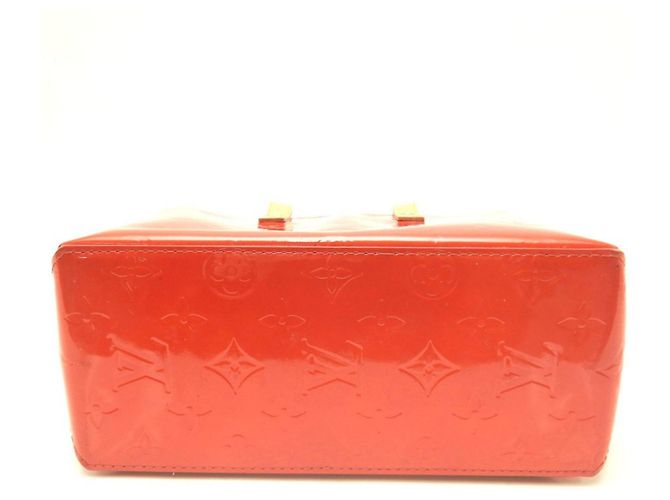 Borsa Louis Vuitton Vernis Lead PM Rosso Monogramma - vista 6