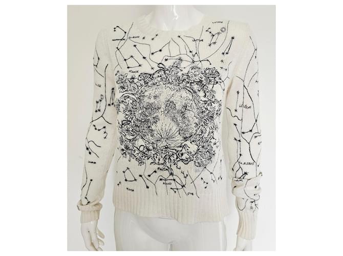 Christian Dior Constellations Kaschmir-Pullover Roh - Ansicht 3