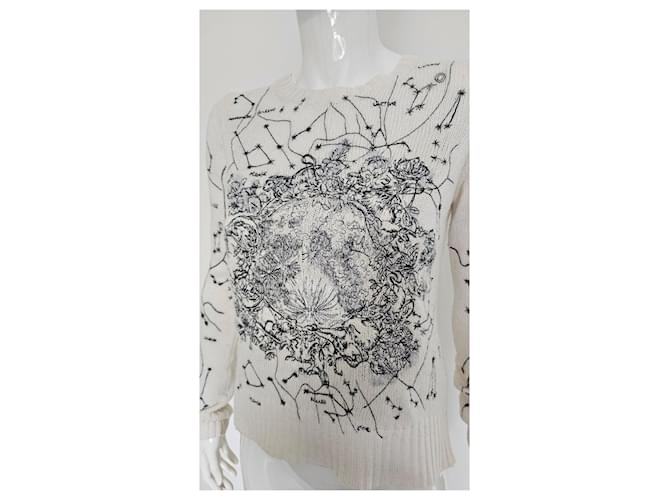 Christian Dior Constellations Kaschmir-Pullover Roh - Ansicht 4