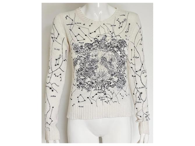 Christian Dior Constellations Kaschmir-Pullover Roh - Ansicht 5