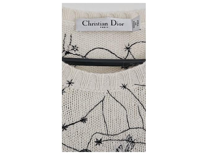 Christian Dior Constellations Kaschmir-Pullover Roh - Ansicht 7