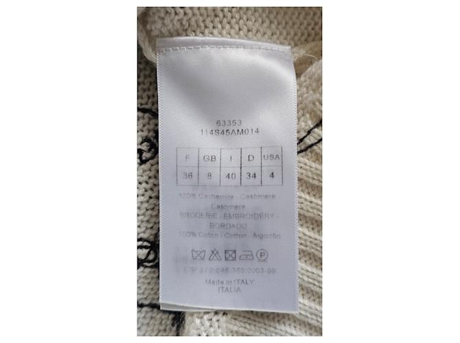 Christian Dior Constellations Kaschmir-Pullover Roh - Ansicht 8