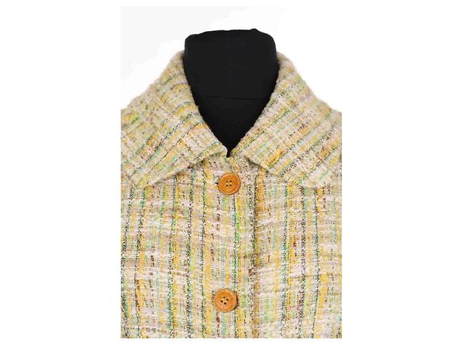 Chaqueta de algodón amarilla Dolce & Gabbana Amarillo - vista 2