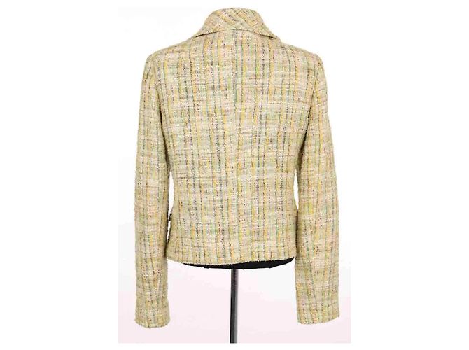 Chaqueta de algodón amarilla Dolce & Gabbana Amarillo - vista 4