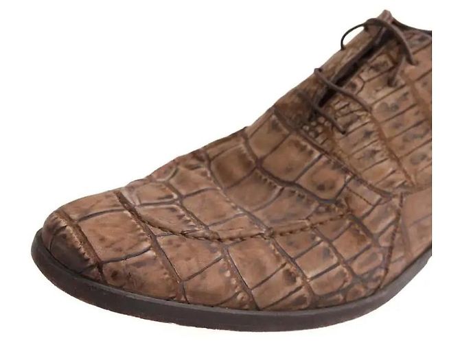 Scarpe stringate in pelle marrone Dolce & Gabbana - vista 6