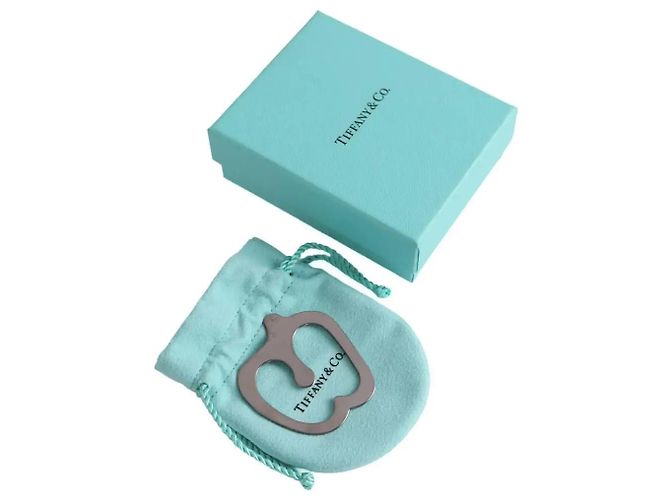 Tiffany & Co Spilla per Foulard argentata Argento - vista 4