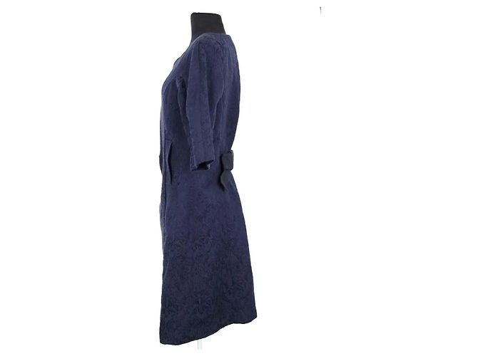 Abrigo Manoush de algodón azul marino M - vista 3