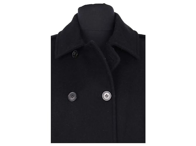 Abrigo de lana negro Chloé - vista 2