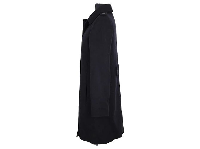 Abrigo de lana negro Chloé - vista 3