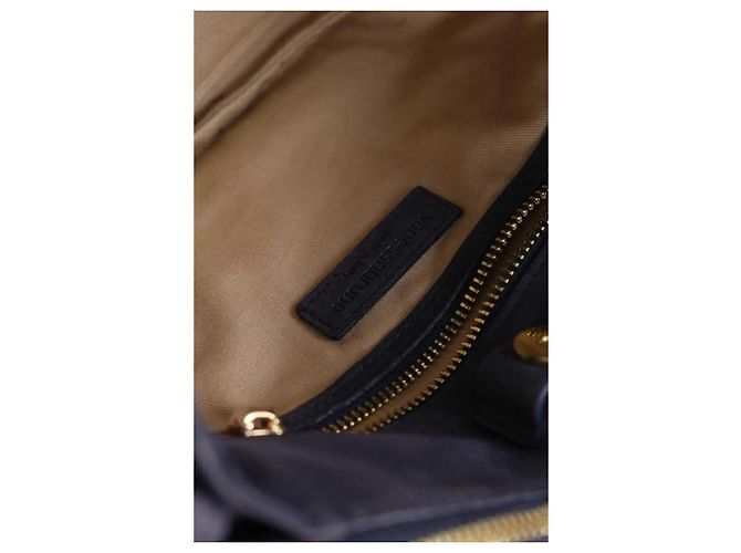 Borsa a tracolla Vanessa Bruno in pelle blu - vista 5