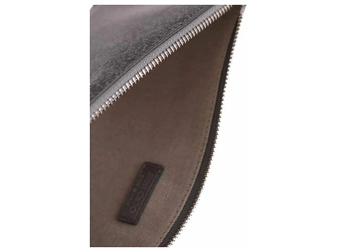 Pochette Jimmy Choo in pelle argento - vista 5