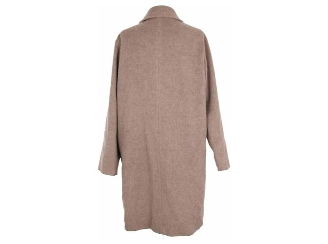 Abrigo de lana beige Gerard Darel - vista 4