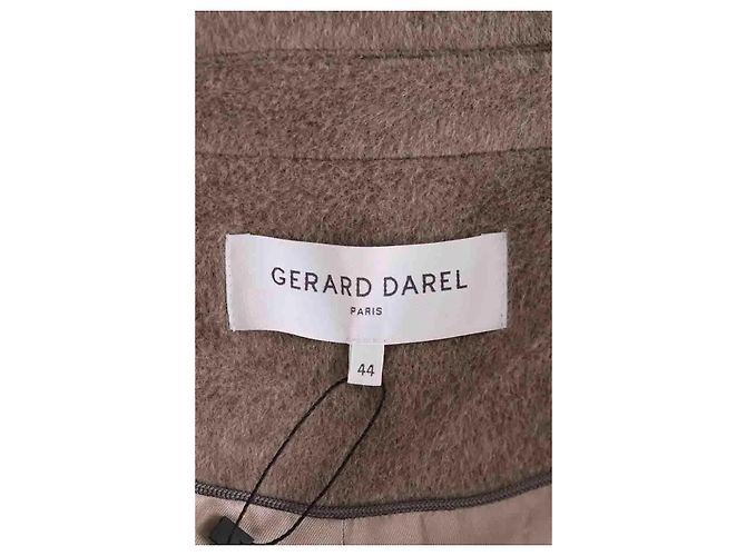 Abrigo de lana beige Gerard Darel - vista 5