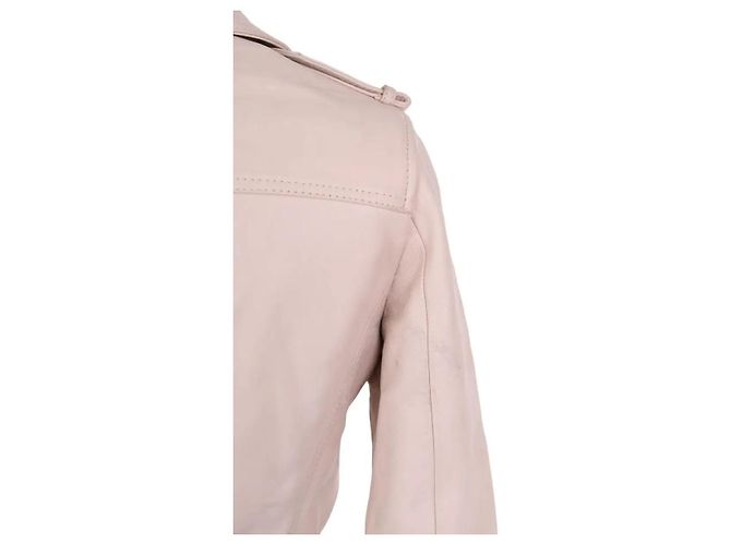 Maje Lederjacke in Rosa Pink - Ansicht 6