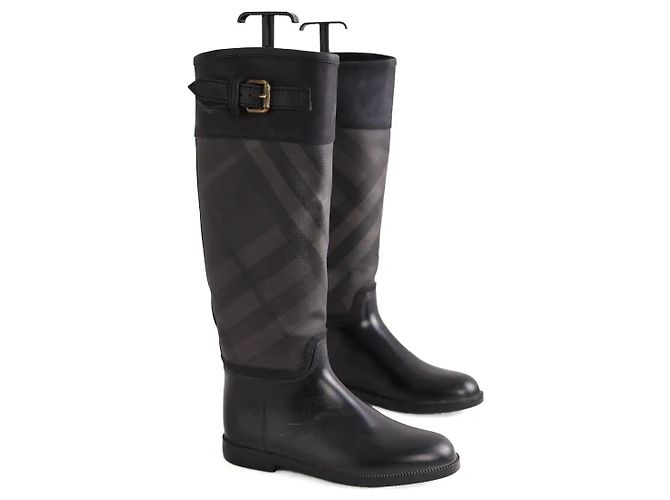 Burberry Botas de lluvia negras Negro - vista 3