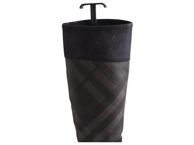 Burberry Botas de lluvia negras Negro - vista 4