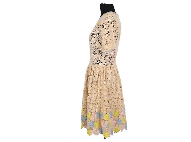 Manoush Kleid mehrfarbig aus Baumwolle Mehrfarben - Ansicht 2