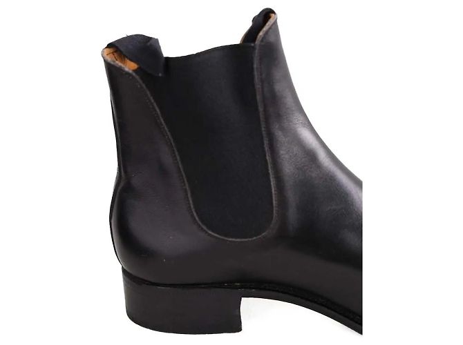 Botas JM Weston de cuero negro - vista 4
