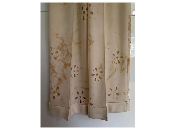 Pantalones John Galliano 2001 Fall/Winter Beige - vista 8