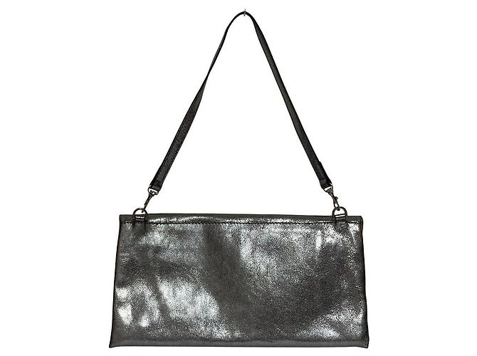Autre Marque Borsa in pelle Gianni Chiarini Argento - vista 3