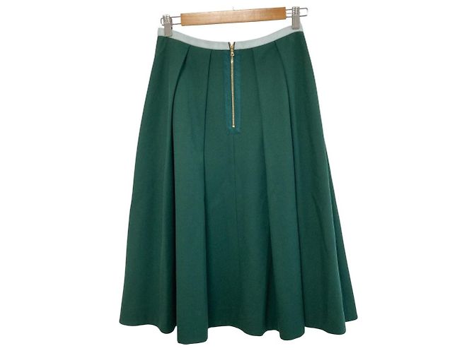 Autre Marque Falda plisada Drawer Verde - vista 2