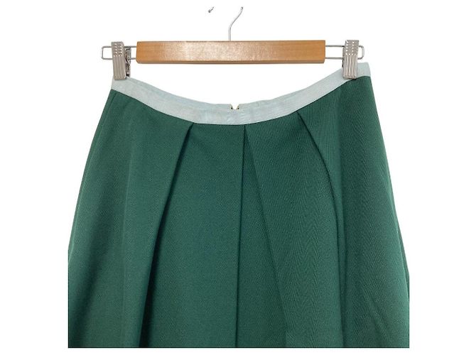 Autre Marque Falda plisada Drawer Verde - vista 3