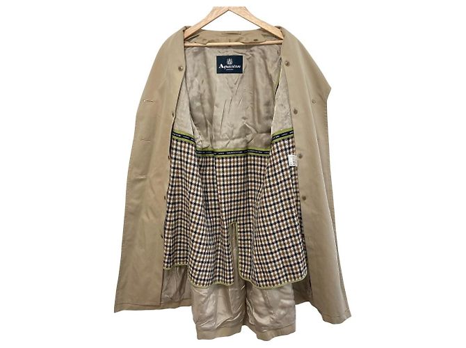 Autre Marque Trench Coat Aquascutum Beige - vista 3