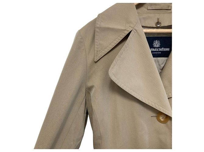 Autre Marque Trench Coat Aquascutum Beige - vista 6
